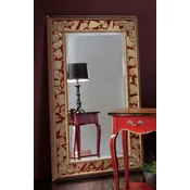 Casa Padrino Luxury Baroque Mirror Gold/Red - Rectangular Italian Baroque Style Wall Mirror - Baroque Furniture - Luxury Baroque Style Furniture - Luxury Quality - Made in Italy