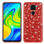 Ovitek za Xiaomi Redmi Note 9 | Bleščice, Rdeč