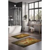 Lessentiel Maison Set prostirki za kupatilo CT-5359, 2 Komada, Kaki