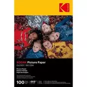 KODAK Fine Art visokosjajni foto papir 10x15 cm, 180 g, 100 listova KO-9891161