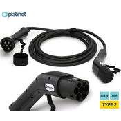 Punjacki kabl za elektricne automobile Tip 2, 5 m, 11 kW, 16 A, IP54, crna