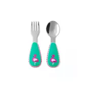 Pribor za jelo za bebe flamingo - Set za rucavanje za bebe Skip Hop