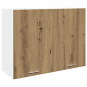 shumee vidaXL Viseča omarica artisan hrast 80x31x60 cm inženirski les