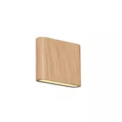 Skandinavska zunanja stenska svetilka z lesnim potiskom 11,5 cm vklj. LED IP65 - Batt