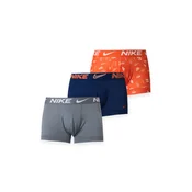 NIKE Underwear Boksarice ESSENTIAL mornarska/siva/oranžna/bela