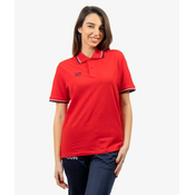 POLO COTONE PIQUET ACTION ROSSO/BLU Tg. S