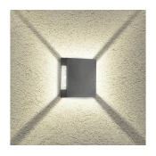 Brilagi - LED spoljašnje zidno svetlo QUADRAY LED/4W/230V antracit IP65