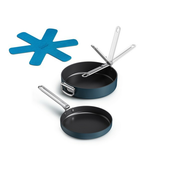 Joseph Joseph Joseph Joseph Space-Saving Frying Pan Set - 2 Foldable Pans with Divider, (21739013)