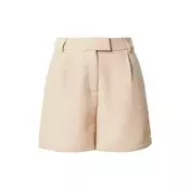ABOUT YOU Hlače z naborki Franca  bež