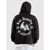 Empyre La Floral Boxy jopica s kapuco vintage black