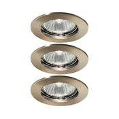 Ideal Lux - SET 3x Vgradna svetilka 1xGU10/50W/230V