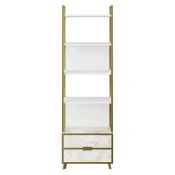 Hanah Home Frida 60 Cm White Polica za knjige 59.3x191x35.2cm, Bela