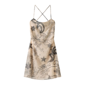Bershka Poletna obleka kit/črna
