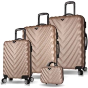 MyValice Set kofera 7231, 4 dela, Zlatne boje