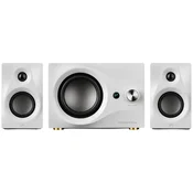 Swan M10 Plus 2.1 Hi-Fi namizni zvočnik White 3 kos