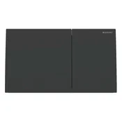 Geberit 115.622.14.1 - Tipka za splakovanje Sigma70 25x14,6 cm mat črna