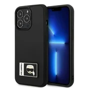 Karl Lagerfeld Ikonik Patch ovitek za iPhone 13 Pro Max - črna