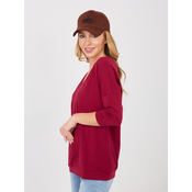 Bordo bluza z izrezom na hrbtu