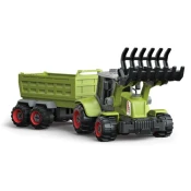 Traktor vijačni nakladalnik s prikolico set 40 cm