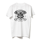 Bijele majice kratkih rukava RSA American Custom Skull rasprodaja