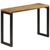 Vidaxl Konzolna mizica 110x35x75 cm trden predelan les