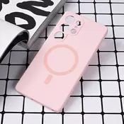 Torbica Magsafe Pure color za Samsung S938B Galaxy S25 Ultra roze