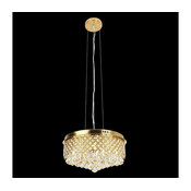 Luster na sajli AMAPOLI 7xG9/28W/230V, precnik 45 cm, zlatni
