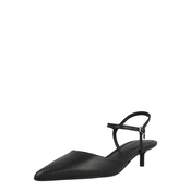 STEVE MADDEN Čevlji s peto in s paščki Adelaide črna