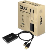 ADA Club3D Mini DisplayPort na Dual Link DVI, HDCP ON verzija aktivnog adaptera - za zaslone s podrškom za HDCP CAC-1130