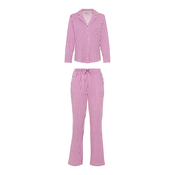 VIVANCE Pižama Dreams mauve/bela