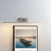 Lucande LED svetilka za slike Thibaud, 84 cm, nikelj, aluminij - Dnevna soba/jedilnica - Sodobni - mat nikelj - Kovina