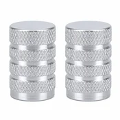 Car 888 Accessories Kapice ventila, 4 komada, Hrom