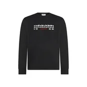 Calvin Klein Jeans Sweater majica svijetlo crvena / crna / bijela