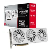 ASUS PRIME-RX9070XT-O16G-WHITE Radeon RX 9070 XT 16GB GDDR6 Prime White OC PCIE