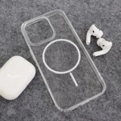 Maska Mag Case Clear Slim za iPhone 16 Pro Max bela