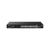 Tenda TEG2228P-24-410W gigabitno PoE+ spletno pametno L2 oblačno stikalo 370W, 24x 1Gb/s PoE+, 2xRJ45, 2xSFP, za rack 75012022