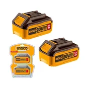Ingco cosli240464e set baterija 2x5ah ( COSLI240464E )