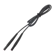 One 1,2 m črn 1 kV kabel (bananski vtiči)