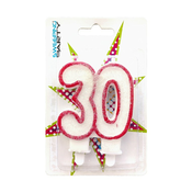 SVEČKA ZA TORTO ŠTEVILKA 30