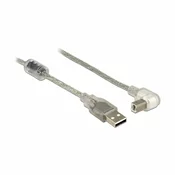 DELOCK Kabel USB 2.0 A-B 0,5m kotni Delock 84811