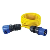 221-312 Podaljševalni kabel z vtičem in natičnim priključkom CEE 16 A 250 V ~ 3500 W IP44 3858890447941