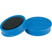 Magnetki nobo 38mm 1/10 močni modri 191530638 NOBO-POTROŠNI