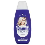 SCHWARZKOPF šampon za plavu kosu za sijedu kosu za žene Schauma Silver Reflex Shampoo, 400ml