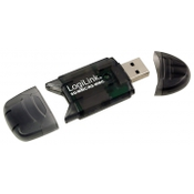 Eitalec kartic USB 2.0 Zunanji Logilink MMC+SD (SDHC) žepni (CR0007)