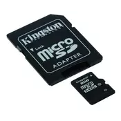 Memorijska kartica Kingston SD MICRO 8GB HC Class 10 + SD adapter