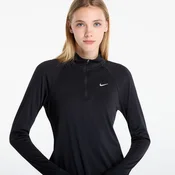 Majice Nike Tempo Womens Dri-FIT 1/4-Zip Running Top Black/ Reflective Silv S