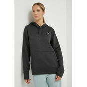 Burton Oak ženski pulover s kapuco true black heather