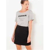Dark gray skirt CAMAIEU - Women