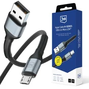 3MK 3MK HYPER KABEL A NA MICRO USB 1M QC 3.0 12W 5V 2.4A ZA HITRO POLNJENJE