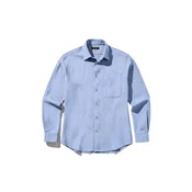 Kleidermafia Srajca Regular Fit Cotton Pocket Shirt - Blue modra
